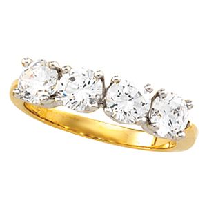 4-Stone Anniversary Ring Mounting