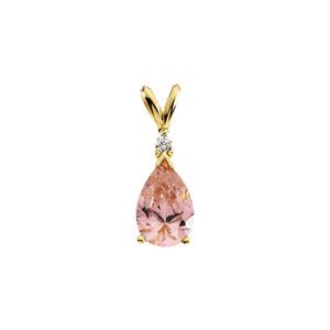 Pendant Mounting for Pear Shape Center