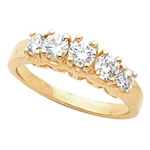 5-Stone Anniversary Ring Mounting