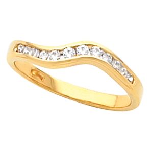 Accented Stackable Channel Set Band Mounting