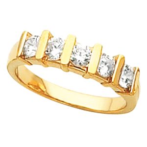 5-Stone Anniversary Ring Mounting