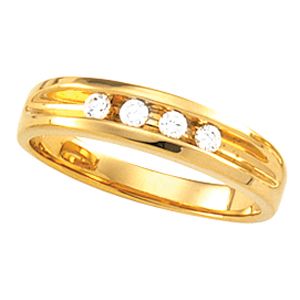4-Stone Anniversary Ring Mounting