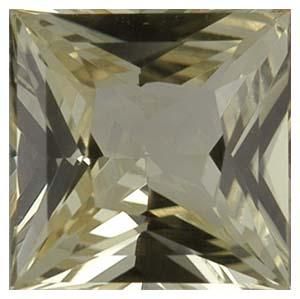 Square Genuine Yellow Sapphire (Black Box)