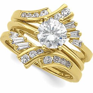 Accented Baguette Ring Guard