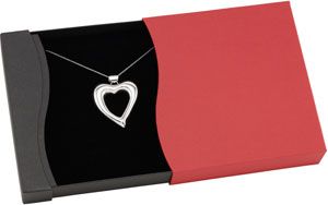 Amalfi&trade; Stainless Steel Heart Pendant or Necklace
