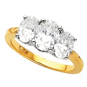3-Stone Anniversary Ring Mounting