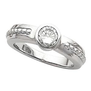 Solitaire Engagement Ring Mounting