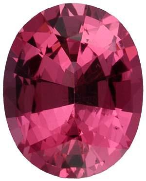 Oval Genuine Pink Spinel (Black Box)