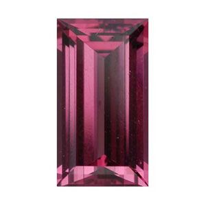 Straight Baguette Genuine Pink Spinel (Black Box)