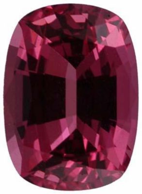 Antique Cushion Genuine Pink Spinel (Black Box)