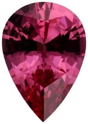 Pear Genuine Pink Spinel (Black Box)