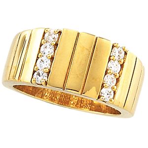 Ladies or Gents Wedding Band Mounting