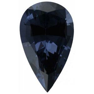 Pear Genuine Blue Spinel (Black Box)