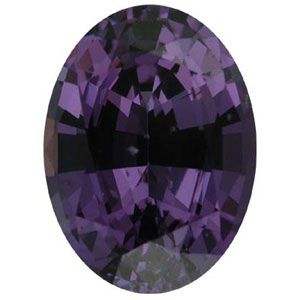 Oval Genuine Purple Spinel (Black Box Matched Sets)