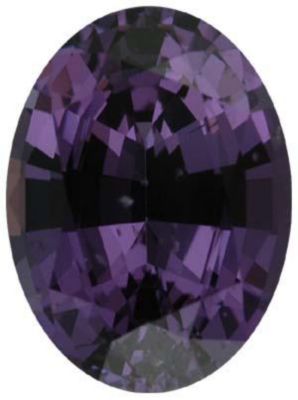 Oval Genuine Purple Spinel (Black Box)