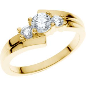 3-Stone Anniversary Ring Mounting
