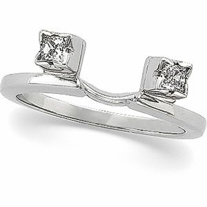 Solitaire Ring Enhancer for Square Stones