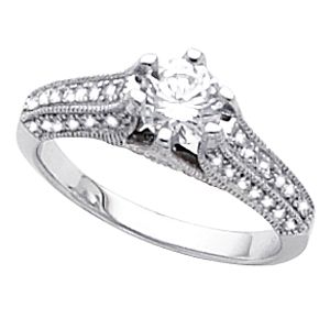Vintage Design Engagement Ring Mounting