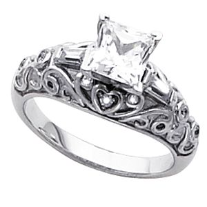 Vintage Design Engagement Base Ring Mounting