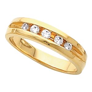 Ladies or Gents Wedding Band Mounting
