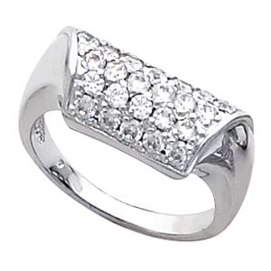 Fashion Ring for Pavé Set Diamonds