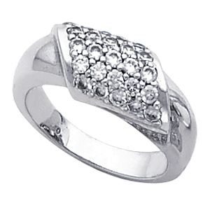 Fashion Ring for Pavé Set Diamonds