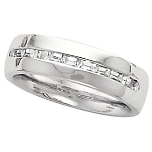 Ladies or Gents Wedding Band Mounting