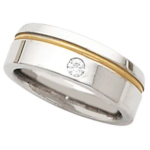 Ladies or Gents Wedding Band Mounting