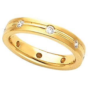 Ladies or Gents Wedding Band Mounting
