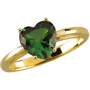 Scroll Setting&reg; Design Ring Mounting for Heart Shape Gemstone Solitaire