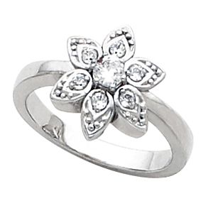 Flower Design Ring Mounting