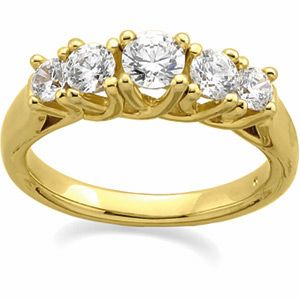 5-Stone Anniversary Band