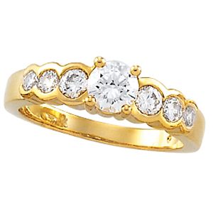 Engagement Ring Mounting & Band