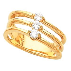 3-Stone Ring for Diamonds