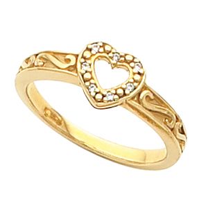 Heart Shape Ring Mounting