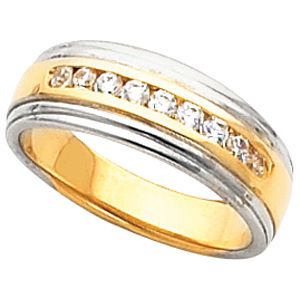 Ladies or Gents Wedding Band Mounting