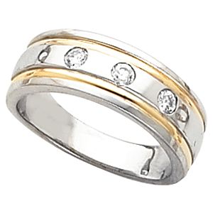 Ladies or Gents Wedding Band Mounting