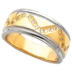 Ladies or Gents Wedding Band Mounting