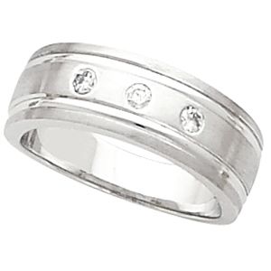 Ladies or Gents Wedding Band Mounting