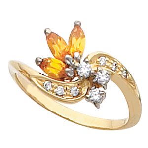 Ring Mounting for Marquise Gemstones