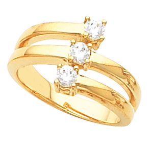 3-Stone Fashion Ring