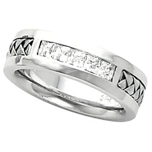 Handwoven Wedding Band Mounting