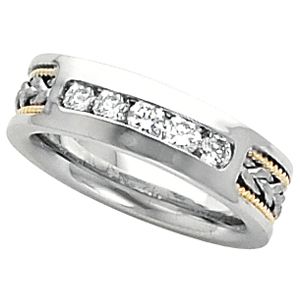 Handwoven Wedding Band Mounting
