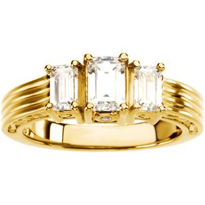 3-Stone Anniversary Ring Mounting
