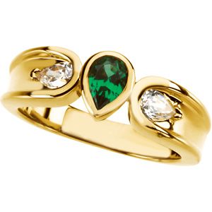3-Stone Fashion Ring Mounting