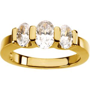3-Stone Anniversary Ring Mounting