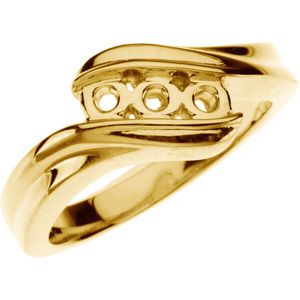 3-Stone Fashion Ring Mounting
