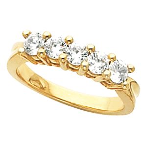 5-Stone Anniversary Ring Mounting