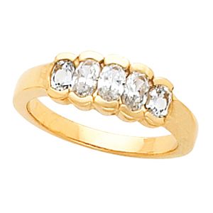5-Stone Anniversary Ring Mounting