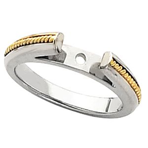 Solitaire Engagement Base Ring Mounting